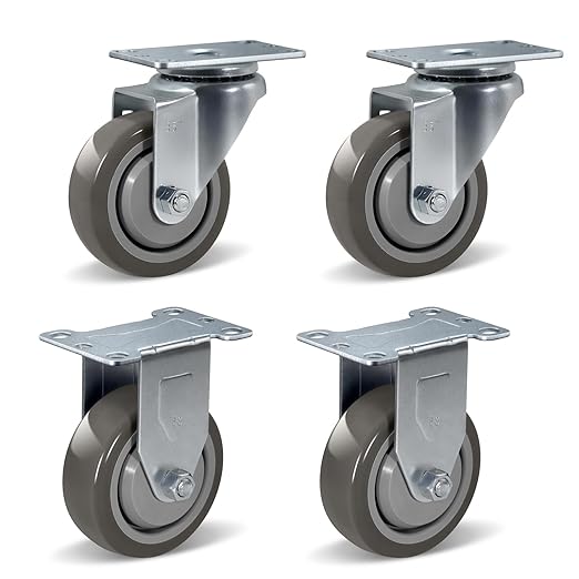 1-1/4" Wide Polyurethane Caster Wheels