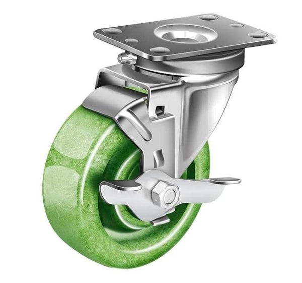 4"X1-1/2" Stainless Steel High Temperature Oven Rack Casters