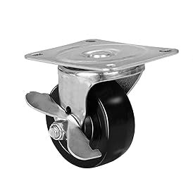 3"x 1-1/4" Wide Hard Rubber Caster,