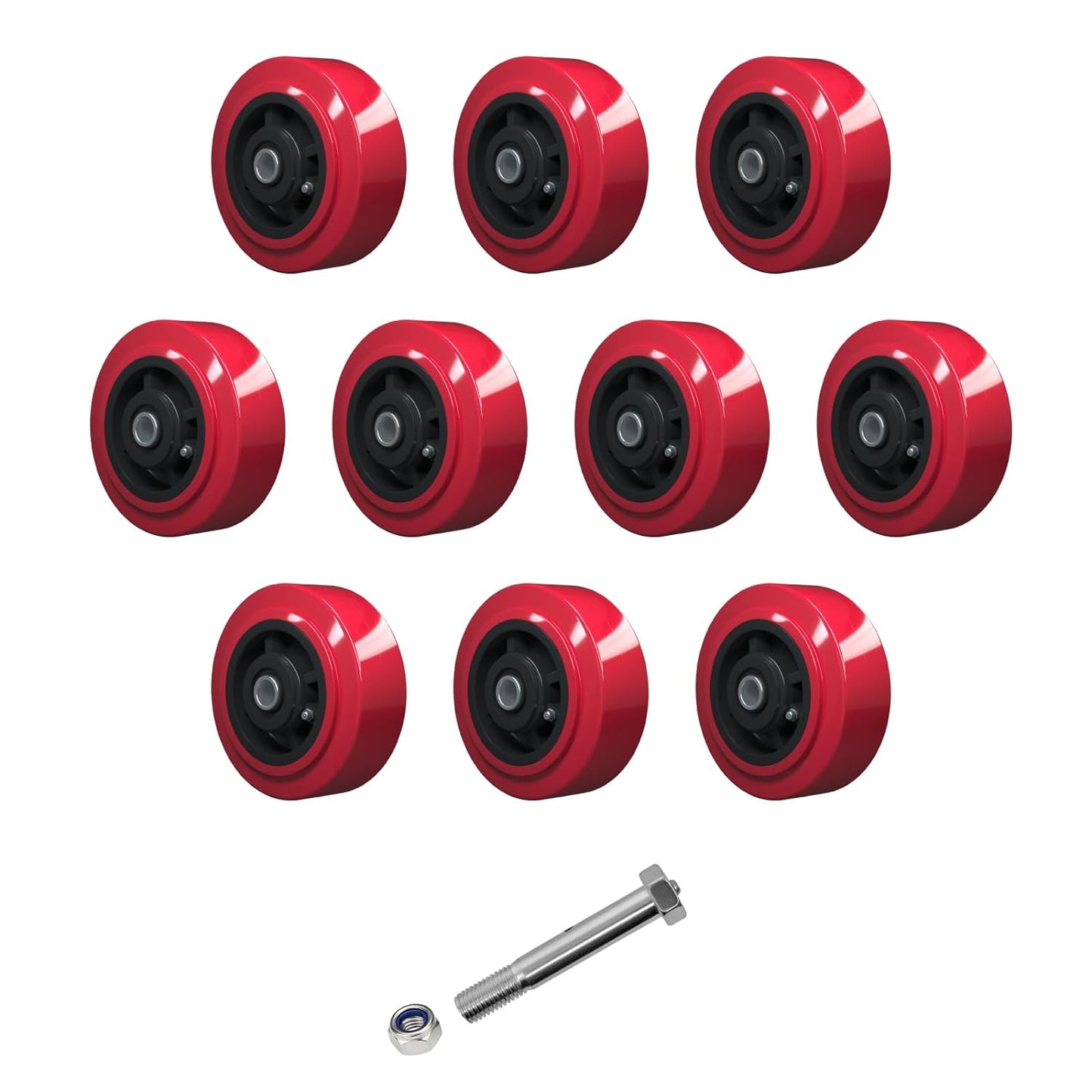 2" Polyurethane on Polyolefin Wheel