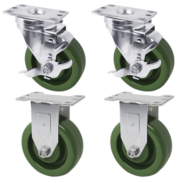 4"X1-1/4" High Temperature Oven Rack Casters