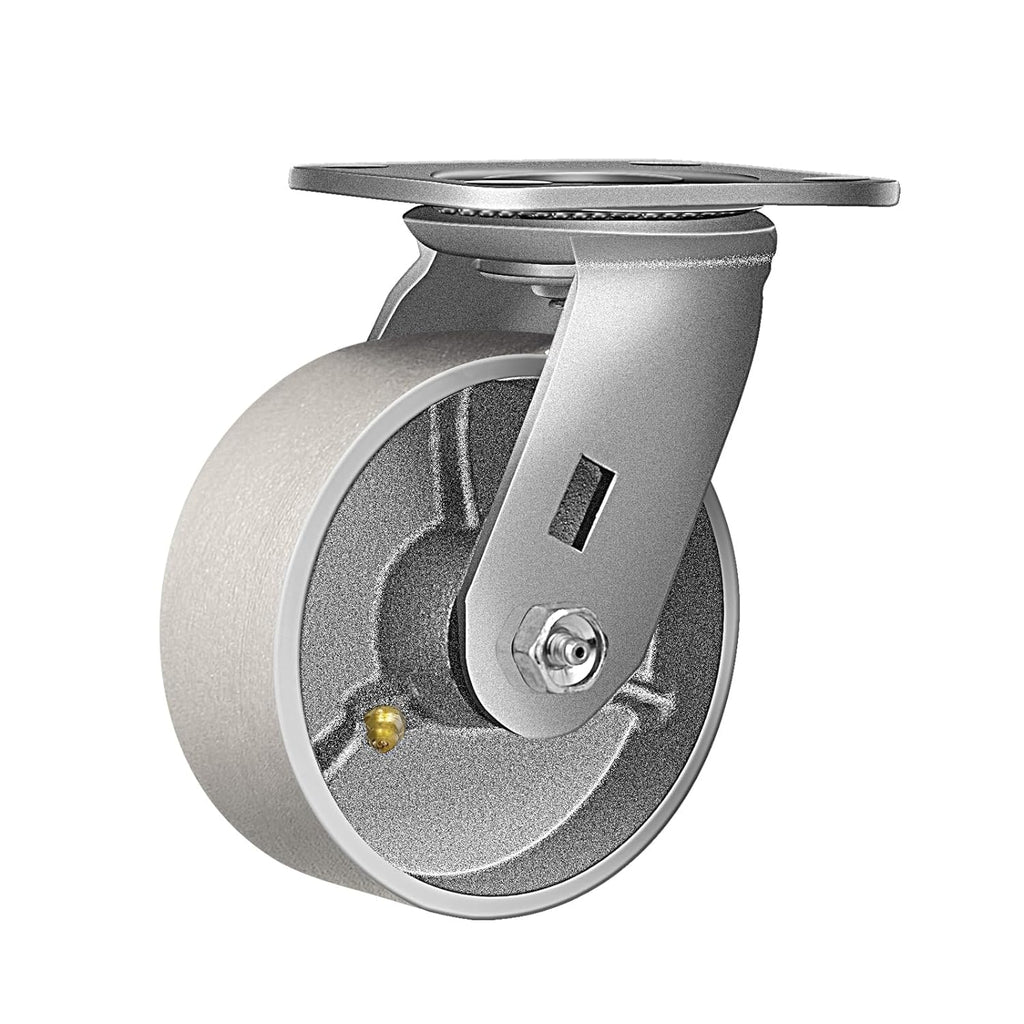 Heavy Duty,Cast Iron Wheel,Steel Casters Capacity up to 1000 Lb. Use for Platform Truck, U-Boat Cart,Workbenches
