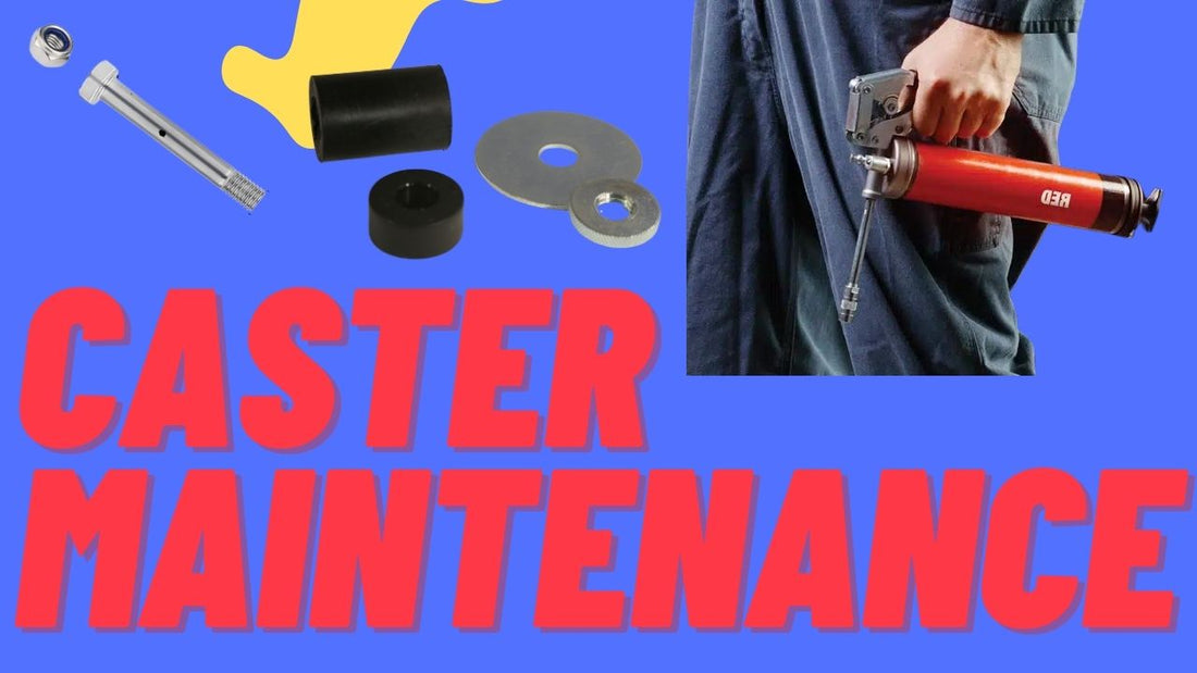 How often do casters require maintenance?