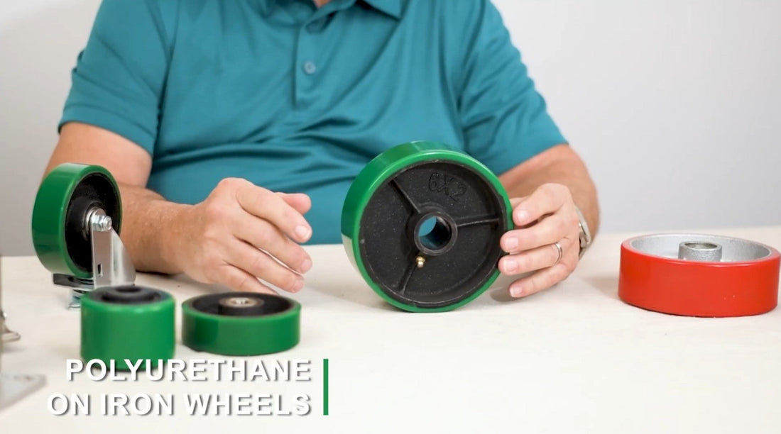 SY America Heavy-Duty Industrial Polyurethane Caster Wheels