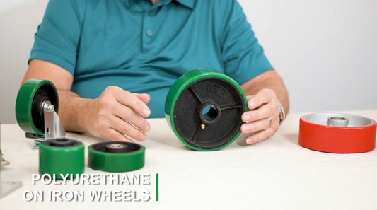 SY America Heavy-Duty Industrial Polyurethane Caster Wheels