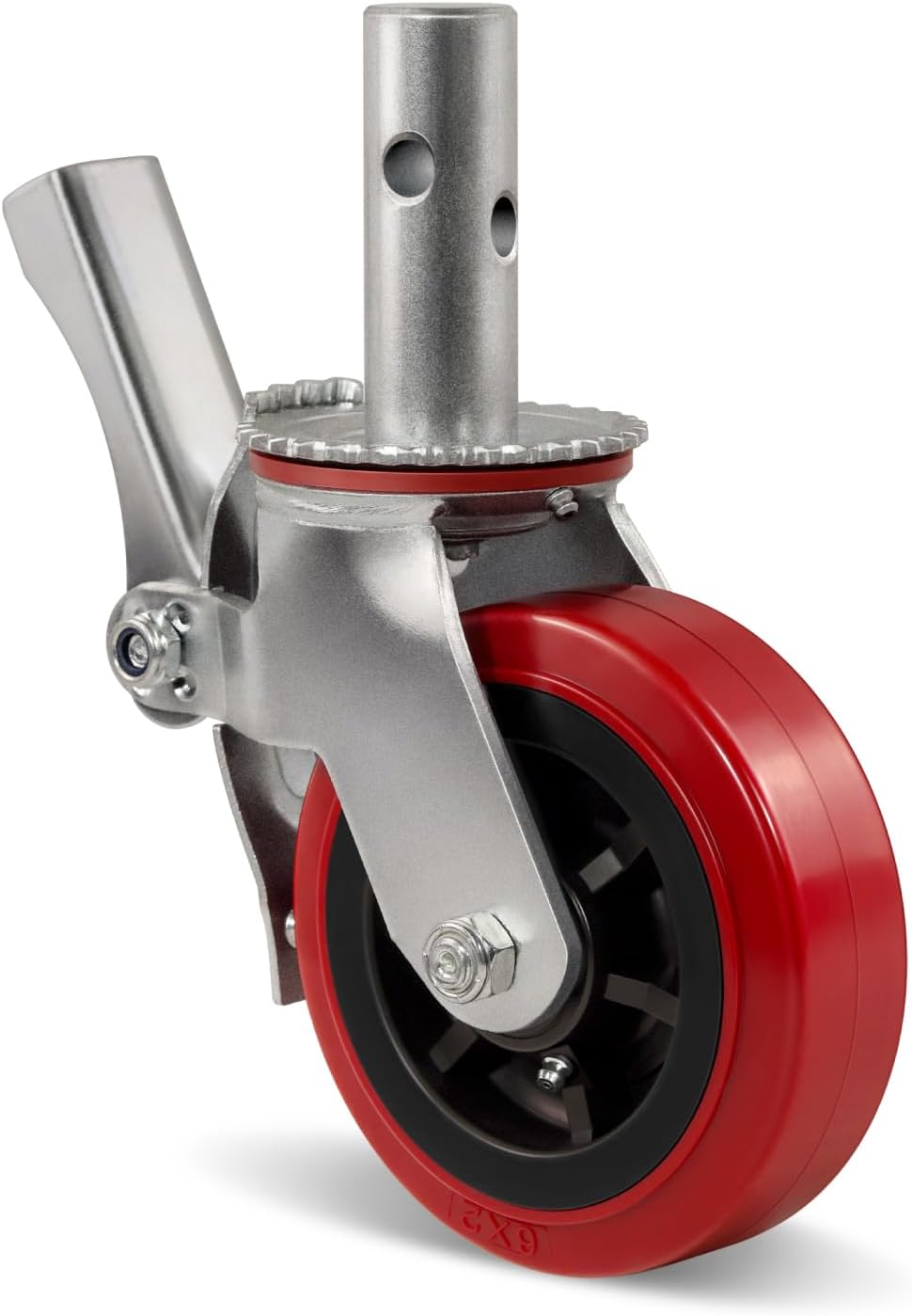 2" Wide Polyurethane on Polypropylene Scaffolding Casters
