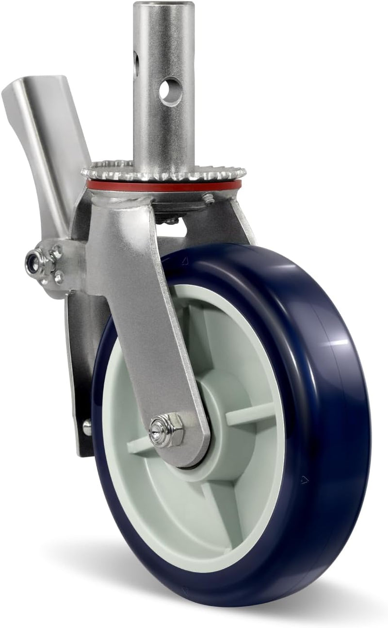 2" Wide Polyurethane on Polyolefin Scaffolding Casters