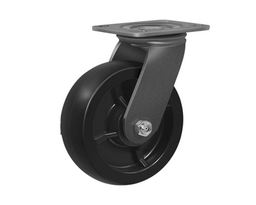 6"x 2" Heavy Duty Polyolefin Casters (Unplated)