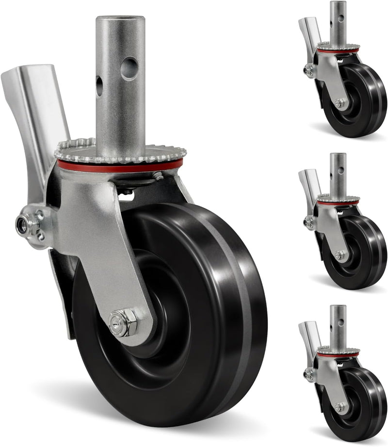 2" Wide Phenolic Scaffolding Casters
