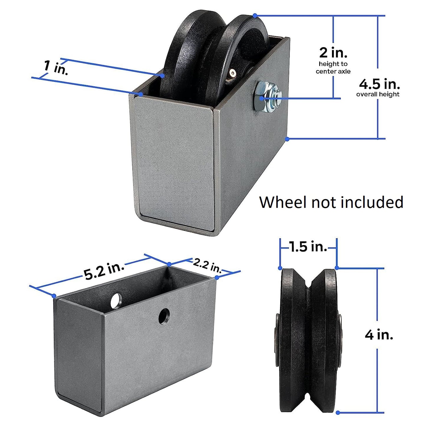 V-Groove Steel Wheel Box