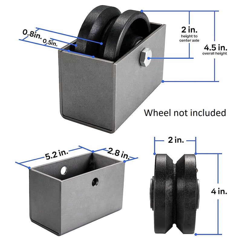 V-Groove Steel Wheel Box