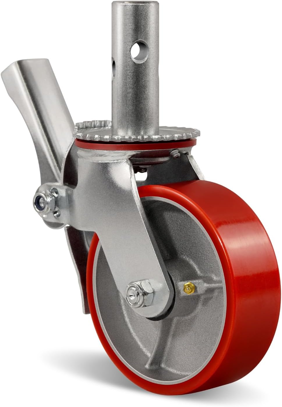 2" Wide Polyurethane on Steel Scaffolding Casters