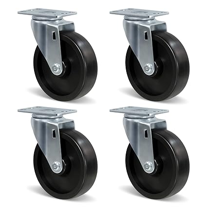 1-1/4" Wide Polyolefin Casters