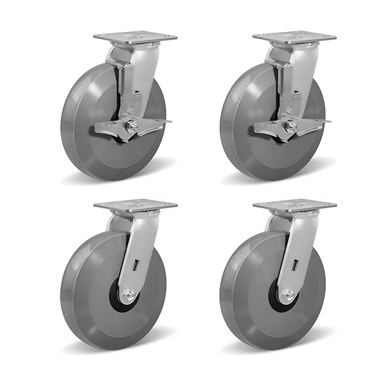 2" Wide Polyurethane Elastomer Heavy Duty Caster