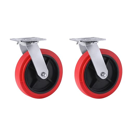 2" Wide Long Lasting Polyurethane Caster