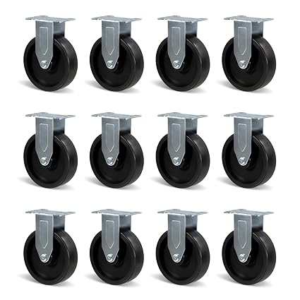 1-1/4" Wide Polyolefin Casters