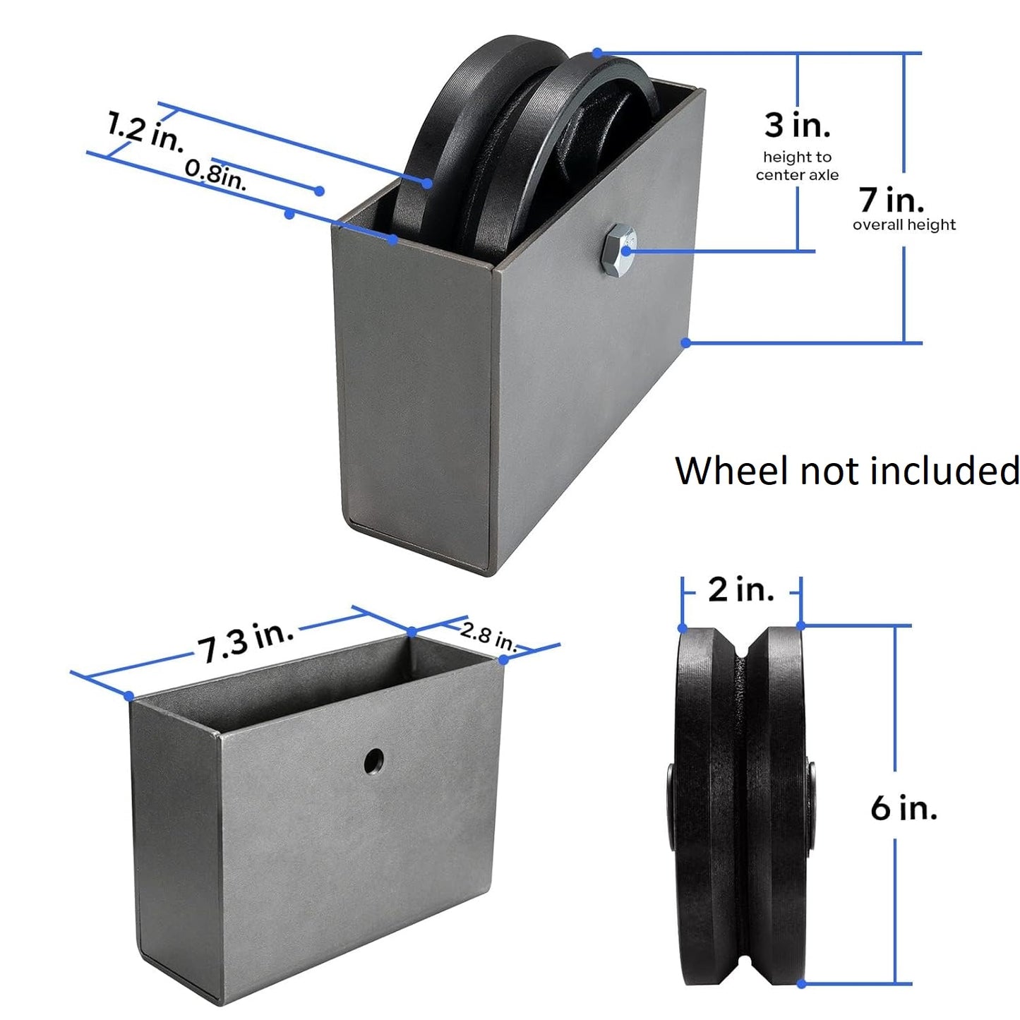 V-Groove Steel Wheel Box