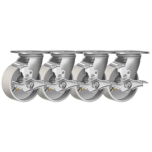 1-1/4" Wide Steel Casters