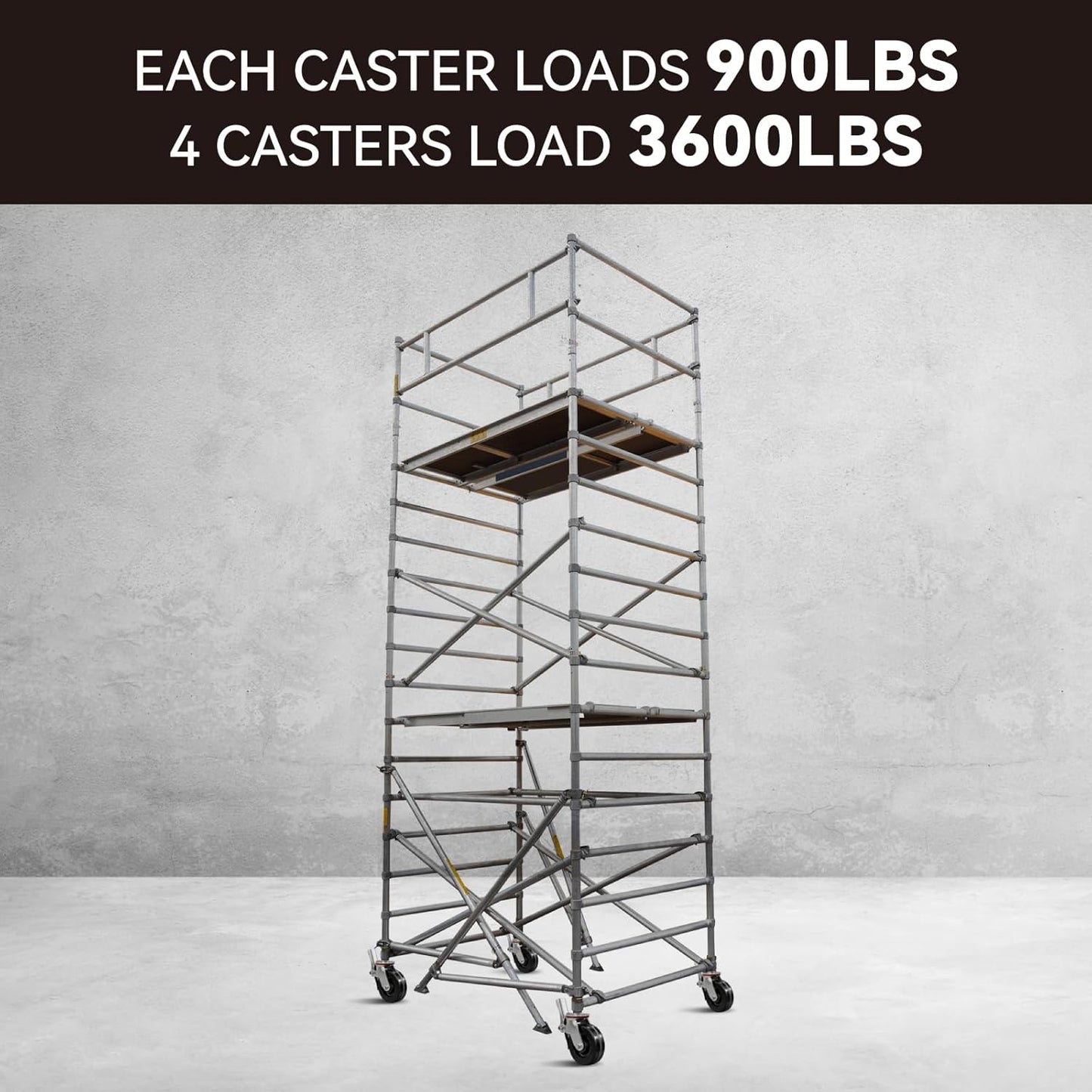 2" Wide Phenolic Scaffolding Casters