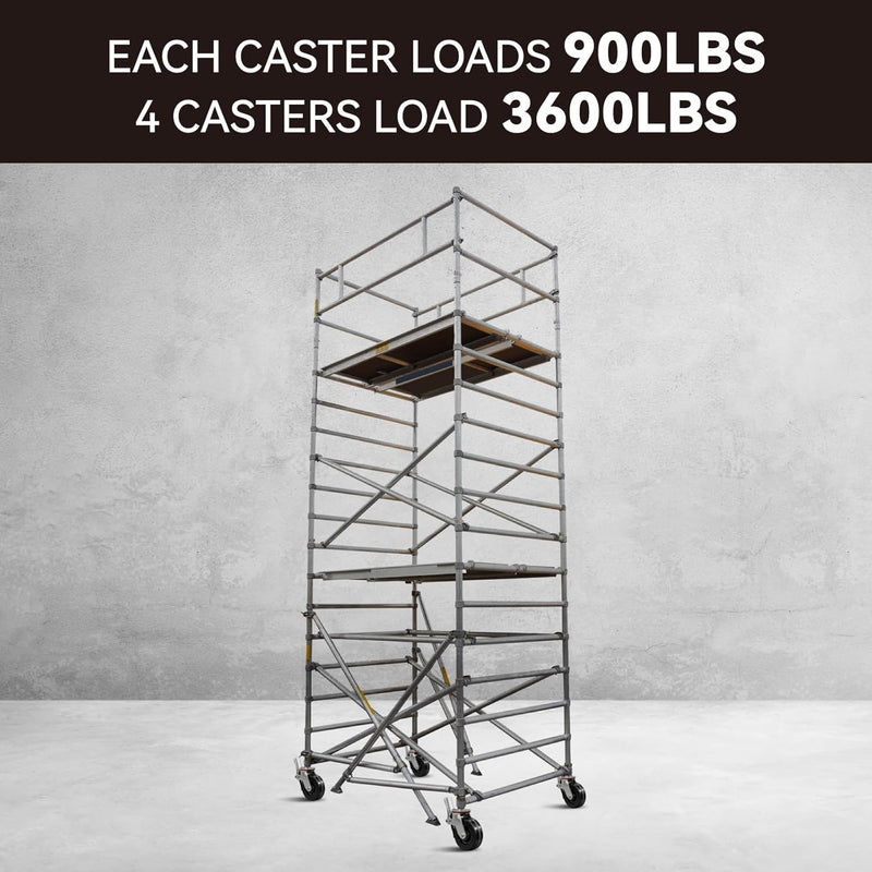 2" Wide Phenolic Scaffolding Casters