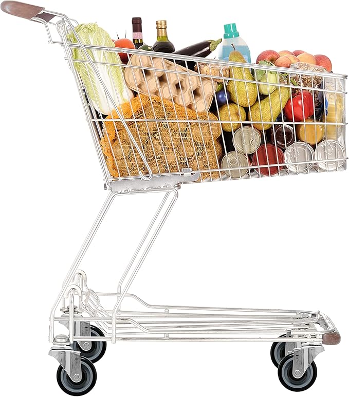 5"x1-1/4" Stem Polyurethane Shopping Cart Wheel