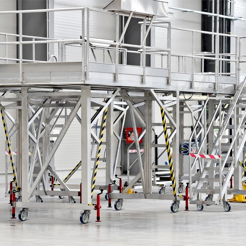 2" Wide Polyurethane on Polyolefin Scaffolding Casters