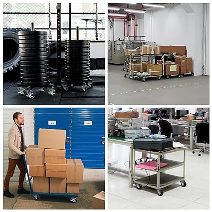 1-1/4" Wide Polyolefin Casters