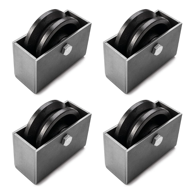 V-Groove Wheel - cast Iron Wheel,Capacity up to 600 Lb. Use for Slide Gate,Rolling Door with V-Track