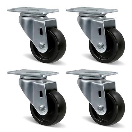1-1/4" Wide Polyolefin Casters