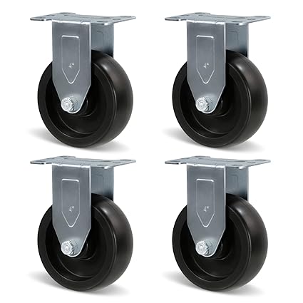 1-1/4" Wide Polyolefin Casters