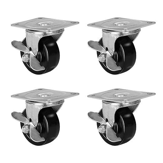 3"x 1-1/4" Wide Hard Rubber Caster,