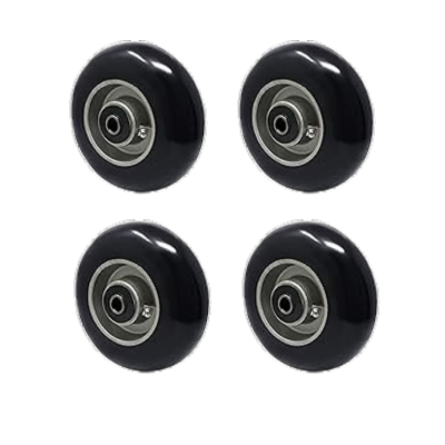 6"x 2" Rubber Balloon Wheel