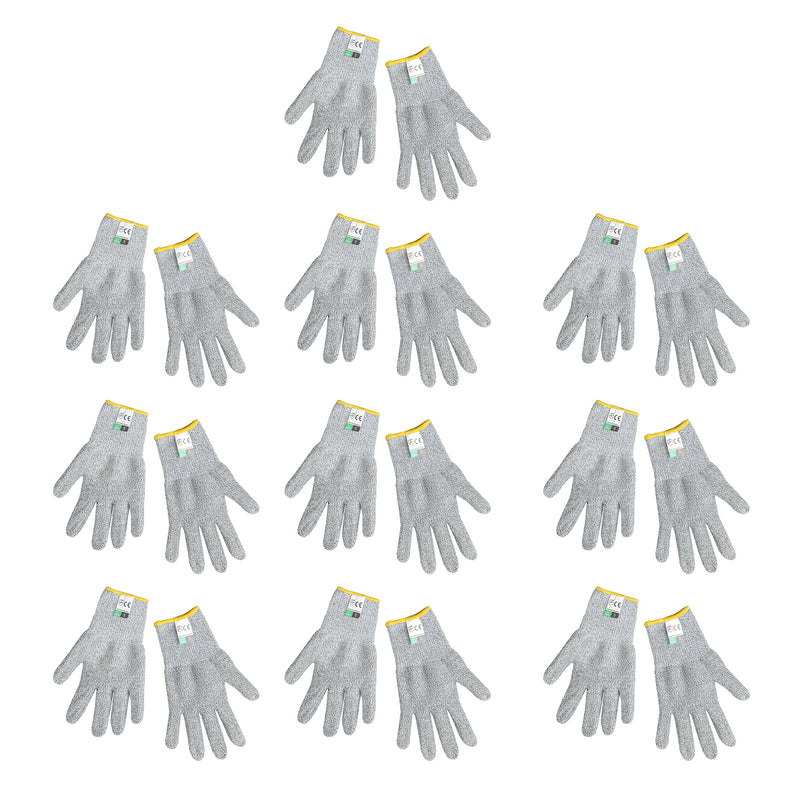 All-Purpose Cut Resistant Safety Gloves (10 Packs)
