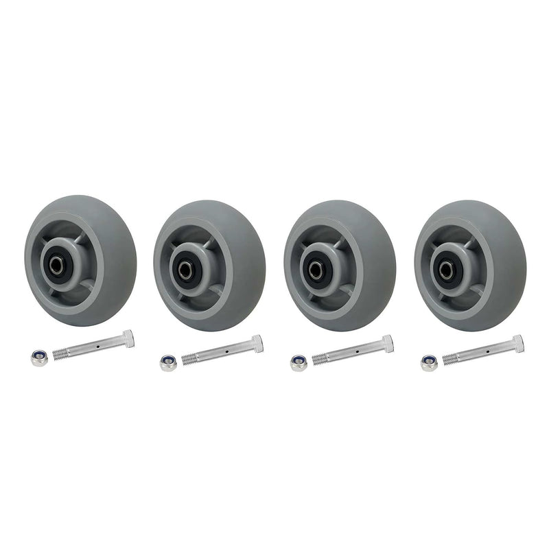 2" Wide Thermoplastic Rubber Wheel (Crowned )