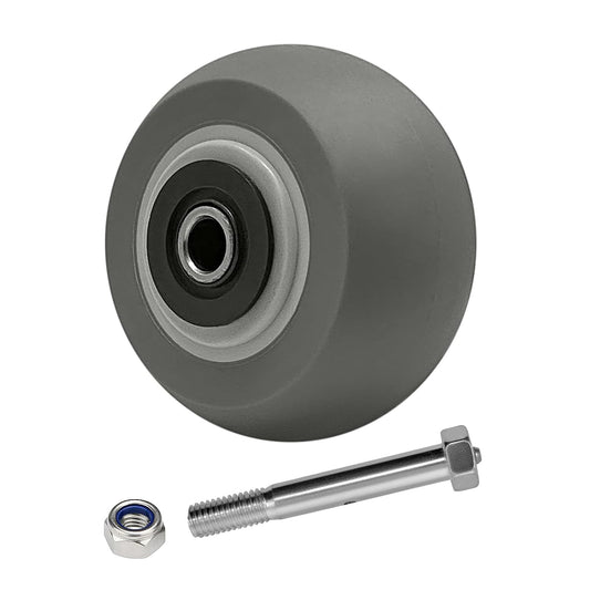 2" Wide Thermoplastic Rubber Wheel (Crowned )