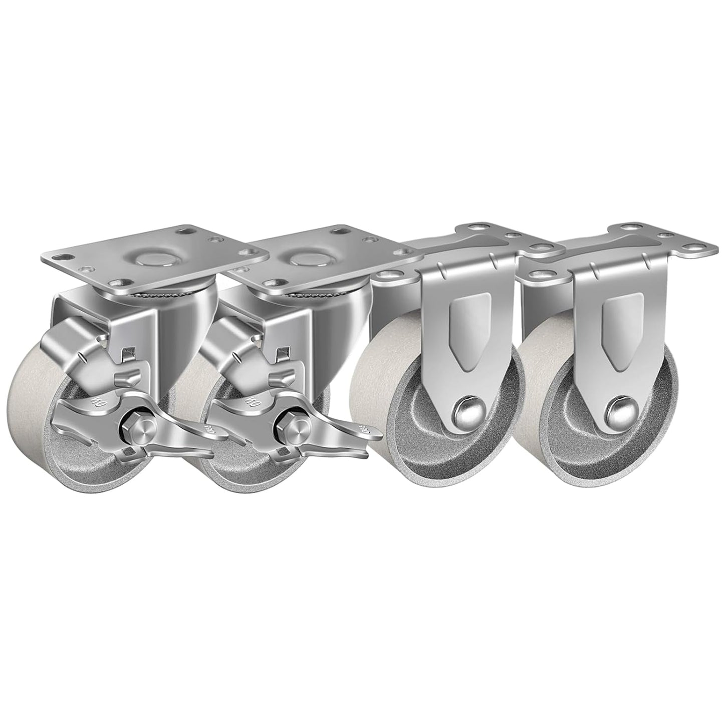 1-1/4" Wide Steel Casters