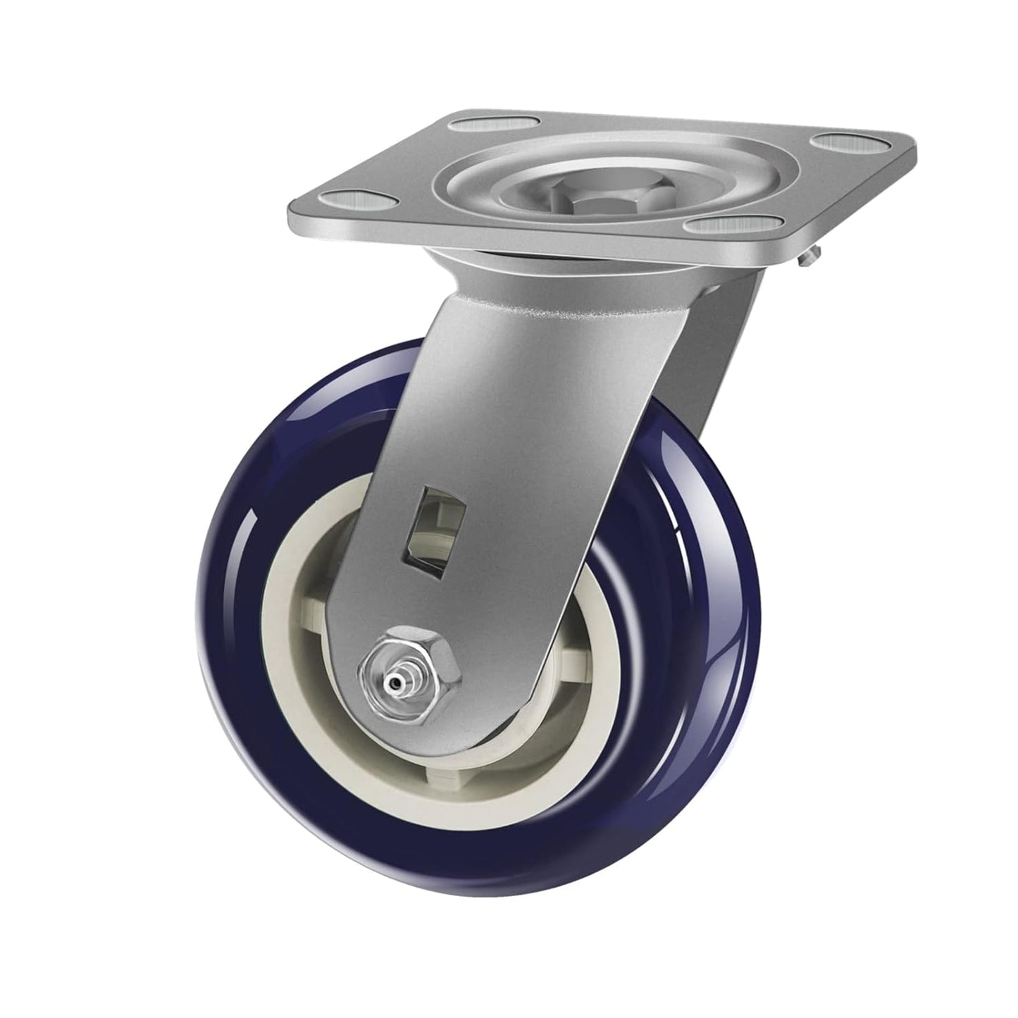 2" Wide Polyurethane on Polyolefin Casters