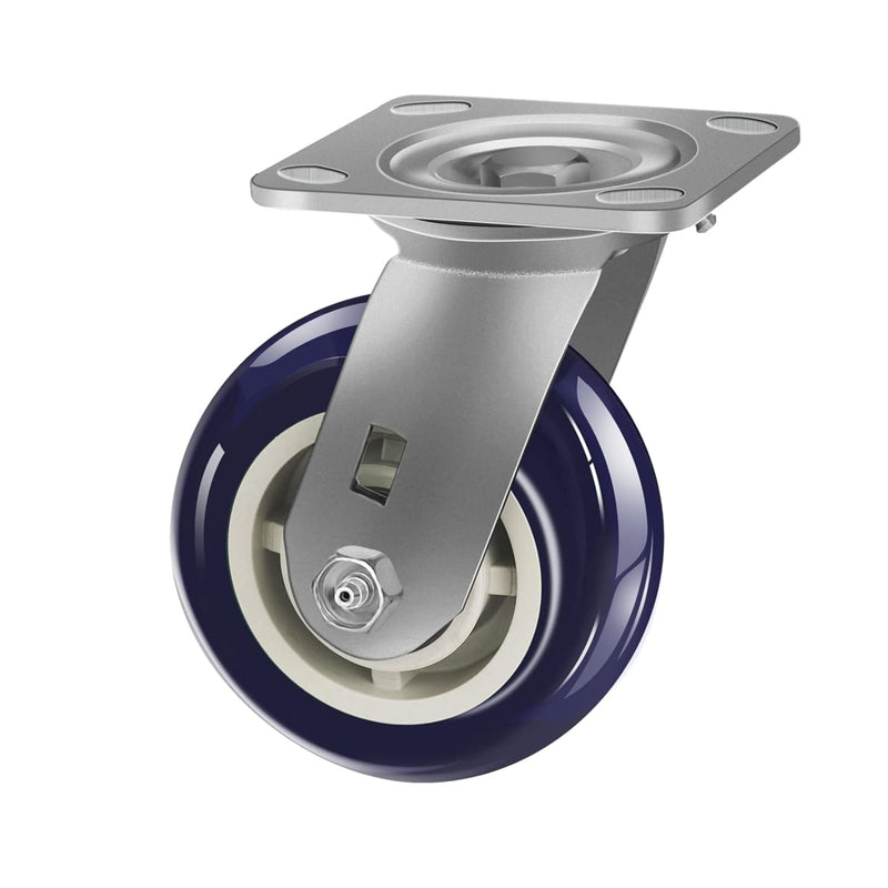 2" Wide Polyurethane on Polyolefin Casters