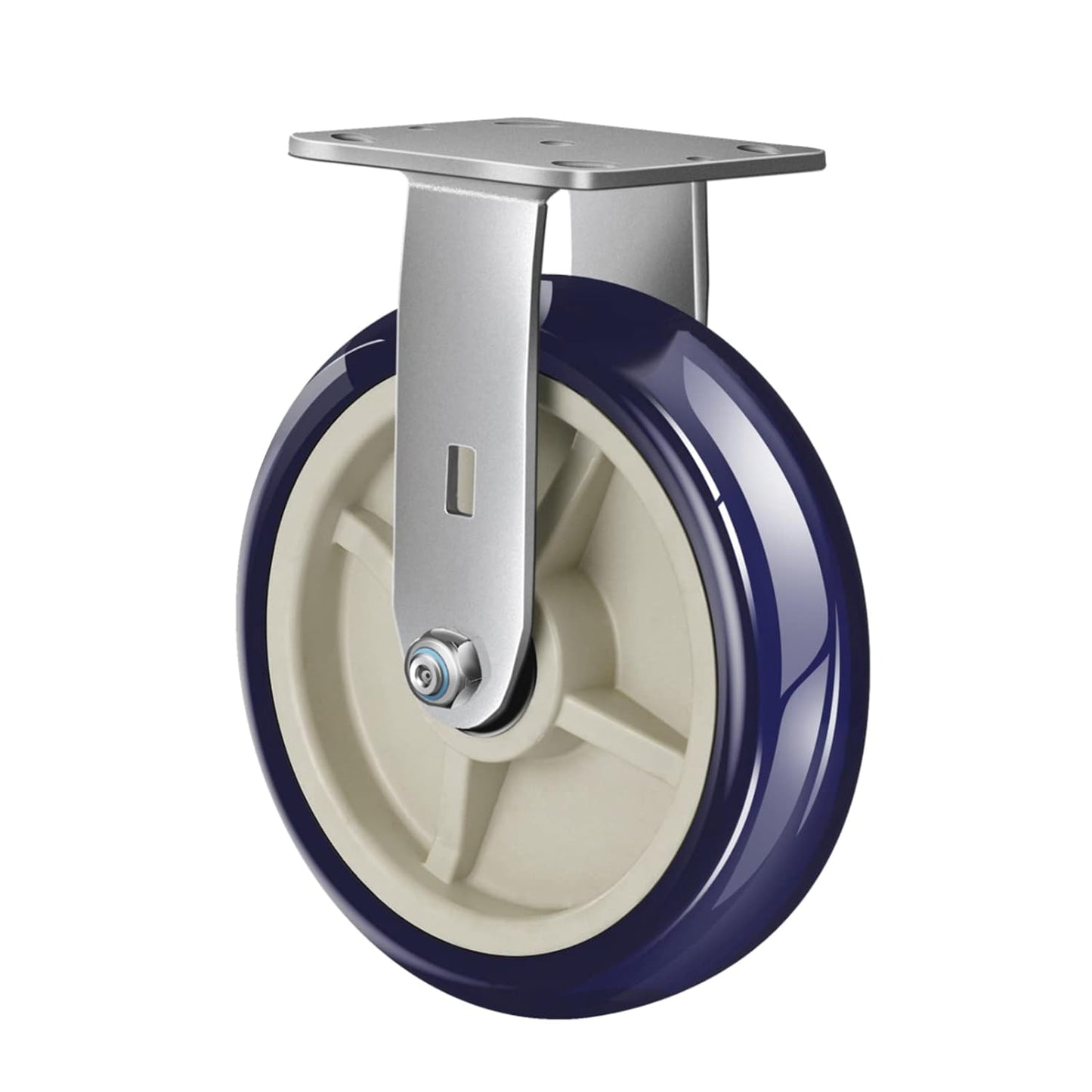 2" Wide Polyurethane on Polyolefin Casters