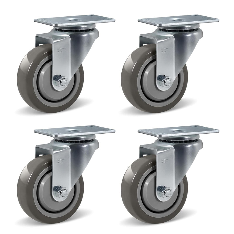 1-1/4" Wide Polyurethane Caster Wheels
