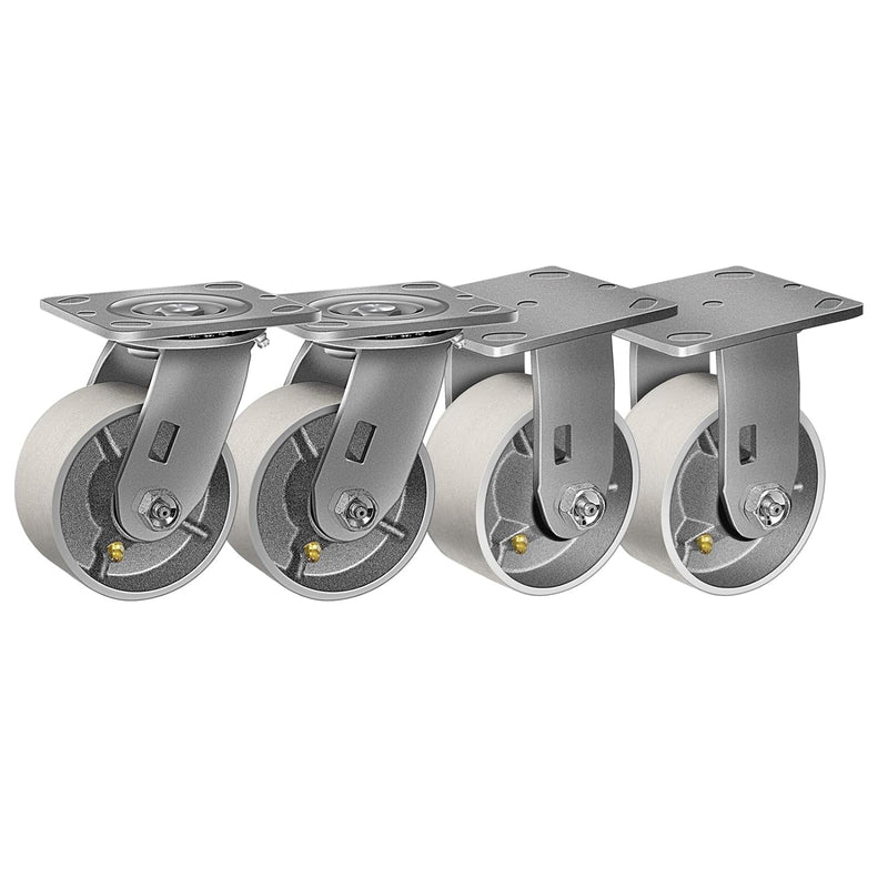 2" Wide Heavy Duty Steel Casters