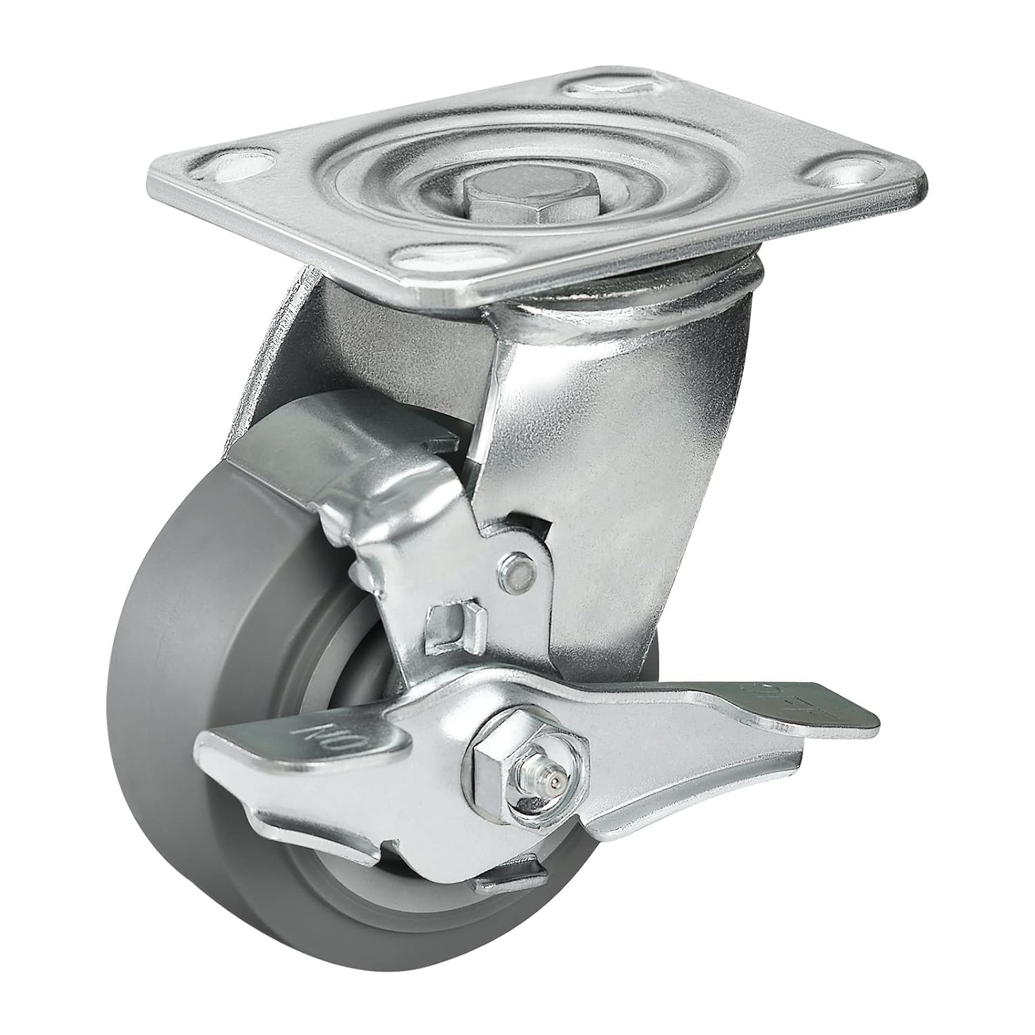 2" Wide Heavy-duty Rubber Caster