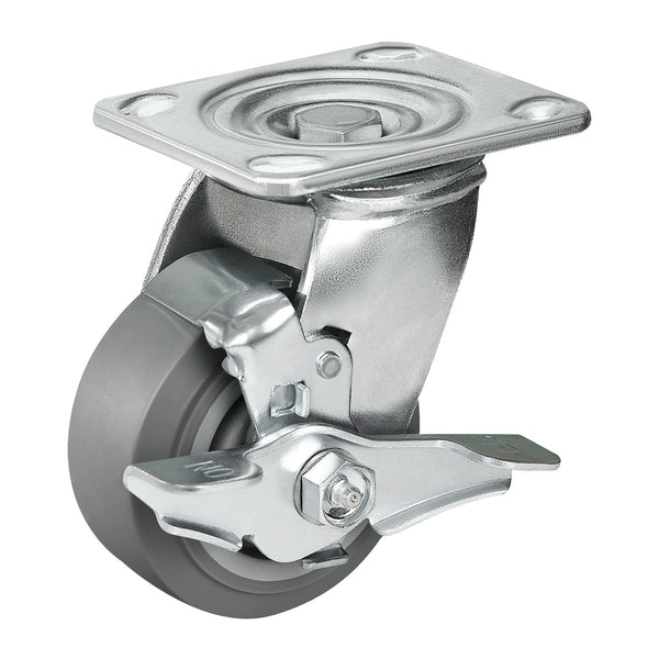 2" Wide Heavy-duty Rubber Caster