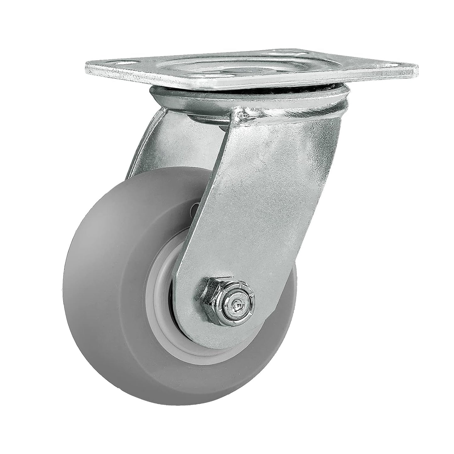 2" Wide Thermoplastic Rubber Caster (Crown Tread)