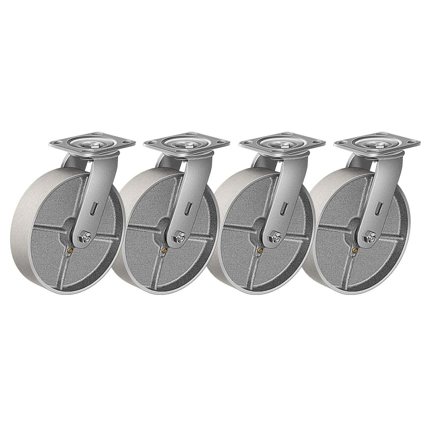 2" Wide Heavy Duty Steel Casters
