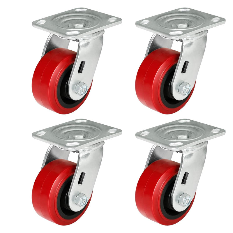 2" Wide Long Lasting Polyurethane Caster