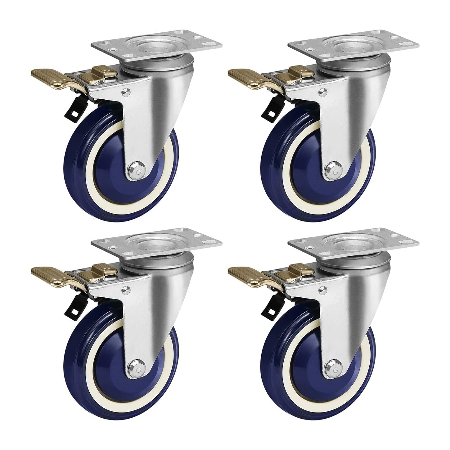 1-1/4" Wide Polyurethane Stem Caster