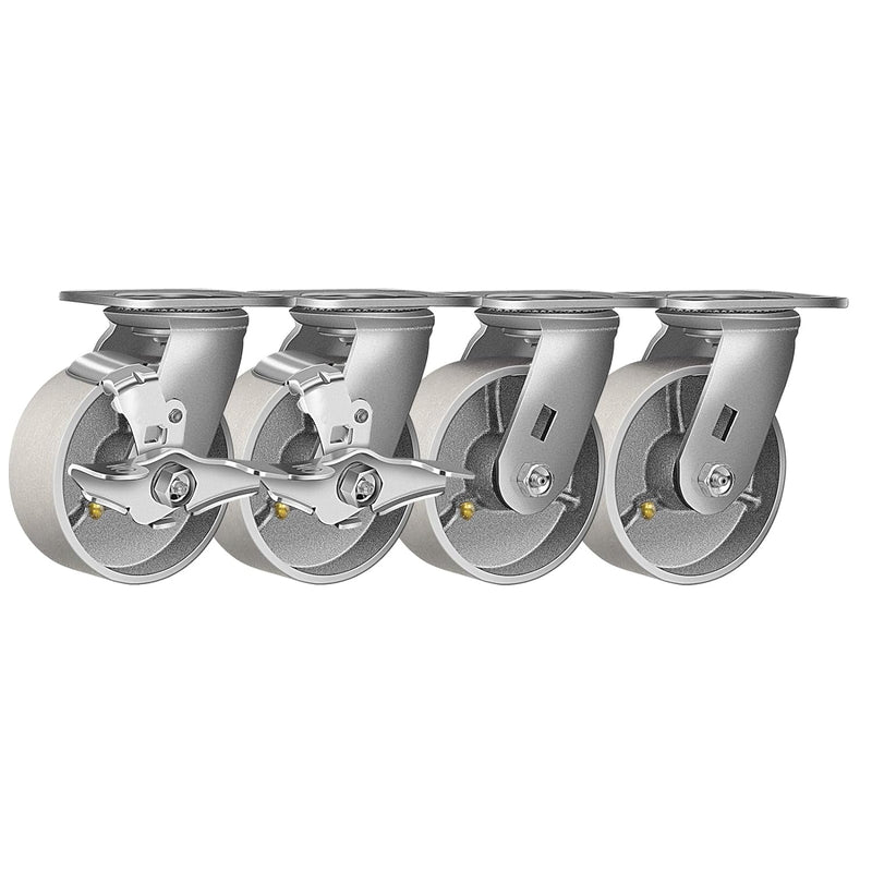 2" Wide Heavy Duty Steel Casters
