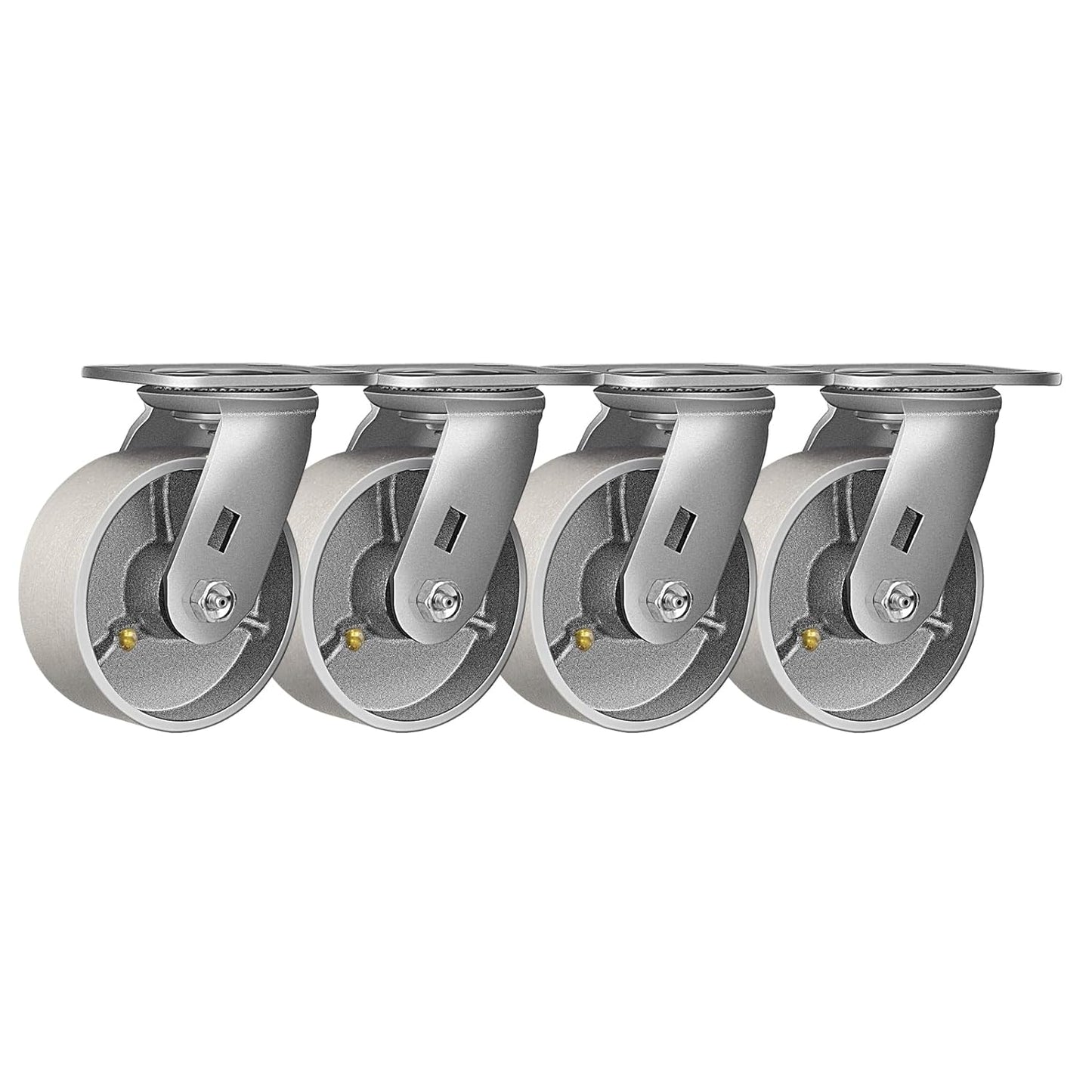 2" Wide Heavy Duty Steel Casters