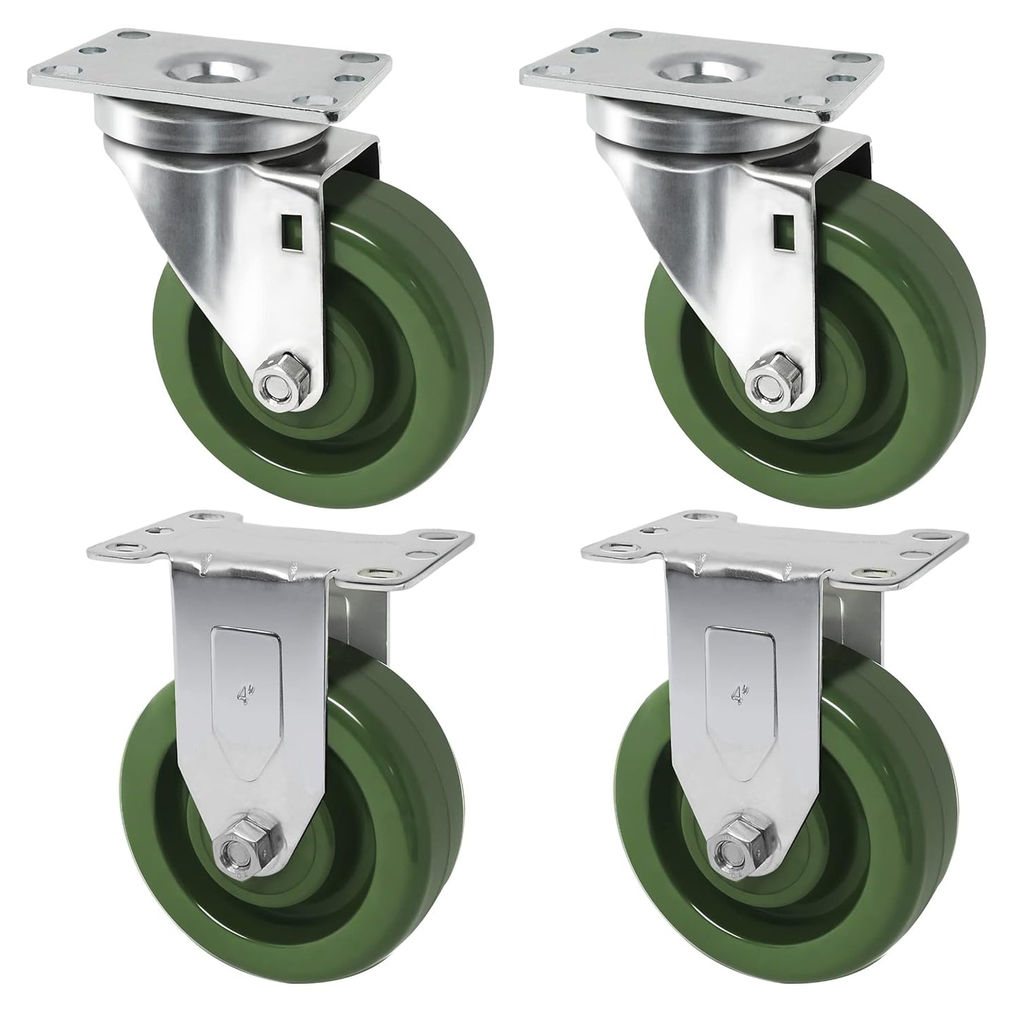 4"X1-1/4" High Temperature Oven Rack Casters